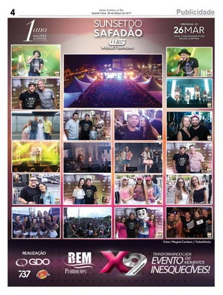 4 PublicidadeJornal Correio do Sul
Quarta-Feira, 29 de Março de 2017
 