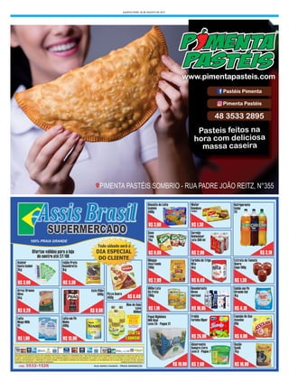 QUARTA-FEIRA, 30 DE AGOSTO DE 2017
 