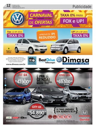 12 Correio do Sul
Segunda-feira,
9 de fevereiro de 2015 Publicidade
 