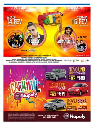 SEGUNDA-FEIRA, 9 DE FEVEREIRO DE 2015
 