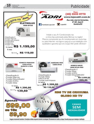 10 Correio do Sul
Terça-feira,
24 de fevereiro de 2015 Publicidade
 