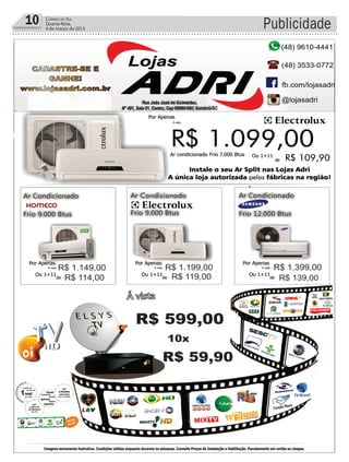 10 Correio do Sul
Quarta-feira,
4 de março de 2015 Publicidade
 