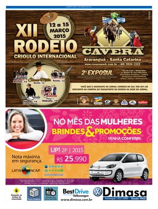 QUARTA-FEIRA, 4 DE MARÇO DE 2015
 