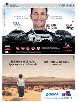 Publicidade30 Correio do Sul
Segunda-feira,
16 de março de 2015
 