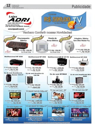 12 Correio do Sul
Quarta-feira,
25 de março de 2015 Publicidade
 