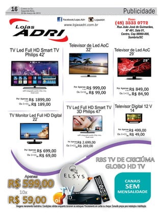 16 Correio do Sul
Segunda-feira,
30 de março de 2015 Publicidade
 