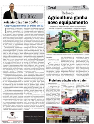 Política
Rolando Christian Coelho
Geral 5Correio do Sul
Segunda-feira,
30 de março de 2015
A reprovação recorde de Dilma em SC
Agricultura ganha
novo equipamento
Reforço
Colhedora foi adquirida pela prefeitura no momento
em que o produtor rural começa a preparar silagem
I
nacreditáveis 73% dos catari-
nenses consideram o governo da
presidenta Dilma Rousseff (PT)
ruim ou péssimo. Já o percentual
dos que reprovam é de 85%. Percentuais
foram auferidos pelo Instituto Mapa. Em
nenhum outro Estado o Governo Federal é
tão mal avaliado quanto em Santa Catari-
na, algo que, aliás, já foi demonstrado no
segundo turno da eleição nacional do ano
passado, quando Aécio Neves (PSDB) teve
em Santa Catarina sua maior diferença
proporcional em relação à Dilma.
Os percentuais não refletem conser-
vadorismo eleitoral, que poderia ser tra-
duzido em um anti-petismo. Em eleições
passadas o PT já se deu muito bem no
Estado. Em 1998 José Fritsh (PT), então
candidato ao governo, não foi para o se-
gundo turno por uma questão de detalhe.
Em 2002 o então candidato a presidência,
Lula da Silva (PT), teve votação recorde
em Santa Catarina naquele pleito nacio-
nal. Na ocasião o PT elegeu cinco dos 16
deputados federais de Santa Catarina. O
PT também já comandou grandes cidades
do Estado e sempre conseguiu eleger uma
substancial bancada na Assembleia Legis-
lativa. O problema do PT é que o eleitor
catarinense é moralista e é aí que qual-
quer partido acaba se dando mal em nível
estadual quando metido em encrencas.
O moralismo catarinense não tem cor
partidária. Observe o caso do ex-deputado
federal João Pizzolatti (PP), que depois
de ser arrolado no processo da Opera-
ção Lava Jato simplesmente desistiu de
concorrer a reeleição. Estivesse radicado
em algum Estado do Norte ou Nordeste
concorreria tranquilamente, se elegendo
sem maiores ressalvas. Por aqui o buraco
é mais embaixo
Isto se dá principalmente porque o
eleitor catarinense é mais instruído e, por
questões econômicas, menos dependente
dos órgãos governamentais. O maior nível
de instrução, aliás, é o que possibilita
esta maior independência econômica e
consequente apuramento do senso crítico.
Não é à toa que a maioria dos gover-
nos se esforçam o que podem para impedir
o pleno acesso dos cidadãos ao ensino de
qualidade. É que quanto mais instruído
for o cidadão, menor será o poder de
manipulação que os governos terão sobre
a sociedade. Nesta lógica, educação e cul-
tura precisam ser relegados ao máximo. A
matemática é simples: se todos os Estados
já tivessem chegado ao nível de desenvol-
vimento de Santa Catarina, dificilmente
o governo de Dilma Rousseff conseguiria
se manter em pé por muito mais tempo.
A desaprovação em massa seria de tal or-
dem que ela teria que renunciar para dar
estabilidade política ao país. Não fizesse
isto, fatalmente a pressão popular sobre o
Congresso Nacional a faria objeto de um
processo de impeachment consumado.
É claro que para os defensores de
Dilma o artigo pode soar xenofóbico,
deixando a entender que só quem é ig-
norante apoia o atual governo. Nem de
longe este é o caso. Conheço um caminhão
de intelectuais que defendem o governo
petista, com uma retórica de dar inveja.
Quase todos têm razão em seus argumen-
tos, pois se pautam principalmente no
fato do Governo Federal estar enredado
pelo sistema que vigora na Capital Fede-
ral desde que nosso país se entende por
gente. Escapar das amarras do sistema,
de fato, não é tarefa fácil, já que quem
teria que mudar as regras do jogo são os
congressistas, principais beneficiados em
quaisquer esquemas de corrupção que se
investiguem em Brasília.
Os catarinenses, todavia, parecem
não ter chego ainda ao que se poderia
chamar de perversão da intelectualidade.
Demonstram-se claramente indispostos a
filosofar sobre as razões da culpa, queren-
do meramente a punição dos culpados,
sejam eles quem forem. Apoiar Dilma
em massa, caçando e cassando os chan-
tagistas do parlamento federal também
seria uma saída plausível. Para isto, no
entanto, teríamos que mudar o nome do
Brasil, de cabo a rabo, para Finlândia ou
Dinamarca. Teríamos que ter chego ao
ápice da politização, o que está longe de
ser o nosso caso.
Por enquanto queremos apenas que as
coisas andem nos trilhos, sem desmandos
escancarados como os que estão aconte-
cendo. Pouco importa se quem está no
poder é o PT, o PSDB ou quem quer que
seja. O que interessa é que o suor dos
brasileiros seja respeitado por aqueles
que deveriam fazer bom uso das riquezas
produzidas pela Nação. Infelizmente, na
mão inversa, o que vemos é justamente
o contrário.
DIVERSÃOELAZERGARANTIDOS
QUARTA,SÁBADOEDOMINGO
BR101-KM413-ARARANGUÁ
> ARROIO DO SILVA
A administração mu-
nicipal de Balneário Ar-
roio do Silva adquiriu um
micro trator para corte
de grama. O veículo pos-
sui o equipamento para
o corte e limpeza, o que
vai melhorar e facilitar o
serviço realizado pela Se-
cretaria de Obras. A nova
aquisição faz agora parte
da frota municipal e será
utilizada para o corte de
grama dos campos de fu-
Prefeitura adquire micro trator
tebol, centros de educação
e rótulas.
O micro trator foi en-
tregue na prefeitura nesta
sexta-feira ao prefeito
Evandro Scaini e ao se-
cretário de Obras Carlos
Scarsanella.
Da redação
> JACINTO MACHADO
Com o objetivo de
dotar o parque de
máquinas da Secretaria
Municipal de Agricultura e
Irrigaçãocomumaestrutura
que atenda as necessidades
dos agricultores, o governo
municipaldeJacintoMacha-
do, com recursos próprios do
orçamento,acabadeadquirir
³Máquina ficará a disposição dos agricultores que precisam preparar a silagem
uma nova colhedora de for-
ragens, modelo Custom III.
A máquina possui um ren-
dimento máximo em milho,
cana, sorgo, napier e todos
os demais tipos de capim
utilizados para silagem.
“Nossoplanodegoverno
prioriza uma atenção espe-
cial aos nossos agricultores,
desde estradas com acesso
aos bananais e arrozais,
entre outros projetos e o ser-
viço de horas/máquina para
aqueles que não possuem
o equipamento na hora em
que mais necessitam”, diz o
prefeito Antônio de Fáveri.
No caso da colhedora de
forragens ela vem em boa
hora porque os produtores
de leite e gado de corte já co-
meçam a preparar alimento
para o período de inverno. O
novo equipamento está em
exposição em frente a pre-
feitura e logo será entregue
a Secretaria deAgricultura.
ADVOCACIA EMPRESARIAL
FONE: (48) 3533-0145
 