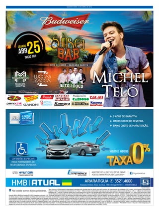 QUARTA-FEIRA, 15 DE ABRIL DE 2015
 