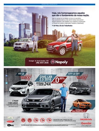 SEGUNDA-FEIRA, 4 DE MAIO DE 2015
 