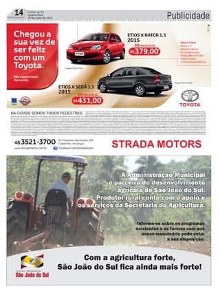 Publicidade14 Correio do Sul
Quarta-feira,
20 de maio de 2015
 