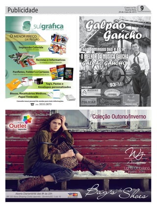 Publicidade 9Correio do Sul
Quarta-feira,
20 de maio de 2015
 