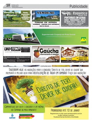 10 Correio do Sul
Quarta-feira,
10 de junho de 2015 Publicidade
 