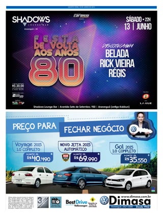 QUARTA-FEIRA, 10 DE JUNHO DE 2015
 