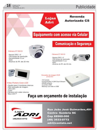 Publicidade16 Correio do Sul
Terça-feira,
23 de junho de 2015
 