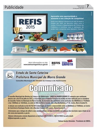 Publicidade 7Correio do Sul
Terça-feira,
23 de junho de 2015
 