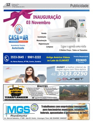 12 Correio do Sul
Terça-feira,
27 de outubro de 2015 Publicidade
 