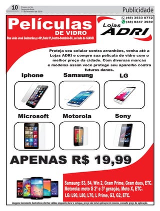 Publicidade10 Correio do Sul
Segunda-feira,
1° de fevereiro de 2016
 