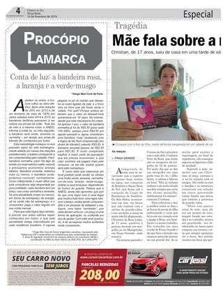 4 Correio do Sul
Terça-feira,
16 de fevereiro de 2016
Christian, de 17 anos, saiu de casa em uma tarde de sáb
Especial
Conta de luz: a bandeira rosa,
a laranja e a verde-musgo
ProcóPio
Lamarca
A
pertem os cintos: a lou-
cura voltou ao setor elé-
trico. Após uma redução
de 20% em 2013 e de
um aumento de mais de 100% em
vários estados entre 2014 e 2015, as
bandeiras tarifárias passaram a ser
notícia nos jornais da noite. Todo fim
de mês é a mesma coisa: a ANEEL
informa à mídia se, no mês seguinte,
a bandeira será verde, amarela ou
vermelha – em alusão aos sinais de
trânsito tão conhecidos por todos.
Esta metodologia começou no ano
passado (após ter sido estrategica-
mente adiada por causa das eleições
presidenciais), e estava começando a
ser compreendida pelo cidadão. Fácil:
bandeira vermelha, pare! Há algo de
errado (os reservatórios estão vazios!)
e precisamos economizar energia
elétrica. Bandeira amarela, estamos
mais ou menos; e bandeira verde,
podemos consumir normalmente.
Como infelizmente é muito difícil que
esta consciência seja despertada por
pura civilidade, cada bandeira tem um
preço: nas cores vermelha e amarela,
há uma penalidade (maior ou menor),
em forma de sobrepreço da energia.
Já na verde não há sobrepreço, e o
consumidor paga o valor regular em
sua conta mensal.
Para que esta lógica faça sentido,
é preciso que estes valores sejam
conhecidos por todos, e que esta
penalidade esteja internalizada em
cada residência brasileira. A esposa
pegaria no pé do marido que deixas-
se as luzes ligadas da sala, e o troco
viria na hora que ela fosse secar o
cabelo. Por quê? Porque ambos sa-
beriam que o valor do kilowatt-hora
aumentaria em “X” reais. No entanto,
desde que este mecanismo foi criado,
há apenas 1 ano, o valor da bandeira
vermelha já foi de R$5,50 (para cada
100 kWh), passou para R$4,50 em
agosto passado e, agora, inventaram
uma bandeira “rosa” (acabando com
a lógica de tão fácil compreensão dos
sinais de trânsito!) valendo R$3,50. A
bandeira amarela passou de R$2,50
para R$1,50. É muito complicado
explicar à maior parte da população
que ela precisa economizar, e que
caso contrário ela pagará mais pelo
consumo, se ela não souber quanto
será este sobrepreço.
É como dizer que estacionar em
local proibido pode render ao infrator
uma multa verde, amarela, vermelha,
cor-de-rosa, laranja, verde-musgo,
violeta ou azul-turquesa, dependendo
do humor do guarda. Parece que a
ANEEL ainda não aprendeu que pior
do que uma regra ruim é uma regra
que muda a toda hora: uma regra ruim,
com o tempo, acaba sendo compreen-
dida e as pessoas de adaptam a ela.
Agora, uma regra “camaleão”, que
cada dia tem uma cor, um preço e uma
forma de aplicação, só confunde em
vez de ajudar. Com este sinal quebra-
do, é de se esperar muitos acidentes
neste cruzamento.
Correio do Sul conversou
com a mãe dele, Crislaine
Votri da Rosa, que ainda
não se recuperou da tra-
gédia de 16 de janeiro.
Foi neste dia que ao dar
um mergulho em uma
parte rasa do rio, o filho
bateu a cabeça e faleceu
na hora. “Eles já vinham
embora e ele tinha falado
aos dois amigos que seria
seu último mergulho,
infelizmente foi mesmo”,
comenta Crislaine.
Para enfrentar a dor,
a mulher conta os dias e
as horas da perda do filho
enfrentando o vazio que
ficou em seu coração com
o apego a Deus, aos fami-
liares e a muito trabalho.
Ela trabalha em uma
creche de Praia Grande e
diz que foca a atenção nas
crianças para não pensar
na sua grande dor. Ao se
Da redação
> Praia Grande
Atemporada de
verão está se en-
cerrando com o registro
de apenas duas mortes
na água, nas comarcas
de Sombrio e Santa Rosa
do Sul, que ficam sob o
comando do Corpo de
Bombeiros de Sombrio.
Os dois óbitos acontece-
ram em rios, em locais
que não contam com o
serviço de guarda-vidas,
e em um deles a causa da
mortenãofoiafogamento.
Christian da Rosa Liska,
de 17 anos, quebrou o
pescoço durante um mer-
gulho no rio Mampituba,
em Praia Grande, onde
morava.
Na semana passada o
Mãe fala sobre a m
Tragédia
³Crislaine com a foto do filho, morto de forma inesperada em um sábado de sol
sentar para receber a
reportagem, no final do
expediente, não consegue
seguraraslágrimasefala
de saudade.
Segundo a mãe, so-
mente este ano Chris-
tian, já moço, começou a
ir ao rio sozinho com os
amigos. Até então ia com
a família e se mostrava
consciente em relação
aos riscos, procurando
tomar banho nas áreas
que tinham a presença
de guarda-vidas.
“Dizer isso parece
coisa de mãe, mas ele
era um menino de ouro,
sempre focado nos estu-
dos e no trabalho, estava
até guardando seu di-
nheirinho no banco para
comprar um terreno, coi-
sa que sempre apoiamos
ele a fazer. Seu patrão
mesmo nos disse que per-
*Diogo Mac Cord de Faria
*Diogo Mac Cord de Faria é engenheiro mecânico, doutorando pela
Politécnica/USP e especialista em infraestrutura pela universidade de Harvard.
É sócio de regulação econômica de serviços públicos da consultoria LMDM e
coordenador do MBA do Setor Elétrico do ISAE/FGV, de Curitiba (PR).
 