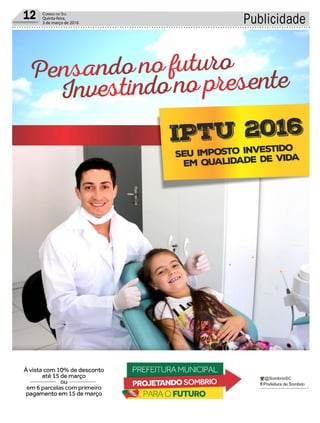 12 Correio do Sul
Quinta-feira,
3 de março de 2016 Publicidade
 