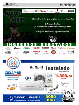Publicidade16 Correio do Sul
Terça-feira,
5 de abril de 2016
 