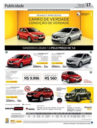 Publicidade 17CORREIO DO SUL
Sexta-feira,
8 de abril de 2016
 