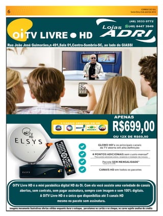 CORREIO DO SUL
Sexta-feira, 8 de abril de 20166
 