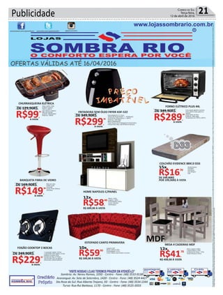 Publicidade 21Correio do Sul
Terça-feira,
12 de abril de 2016
 