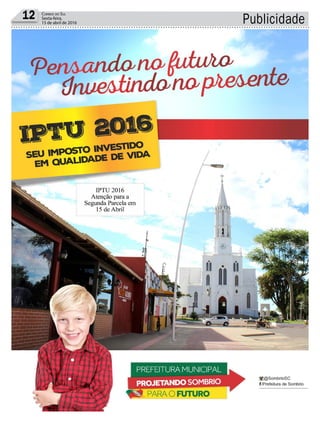 12 Correio do Sul
Sexta-feira,
15 de abril de 2016 Publicidade
 