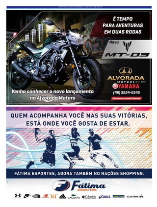 SEXTA-FEIRA, SÁBADO E DOMINGO, 15, 16 E 17 DE ABRIL DE 2016
 