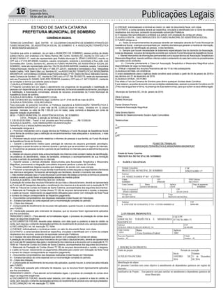 Publicações Legais16 Correio do Sul
Segunda-feira,
18 de abril de 2016
CONVÊNIO Nº 002/2016.
TERMO DE CONVÊNIO QUE ENTRE SÍ CELEBRAM O MUNICÍPIO DE SOMBRIOATRAVÉS DO
FUNDO MUNICIPAL DE ASSISTÊNCIA SOCIAL DE SOMBRIO E A ASSOCIAÇÃO TERAPÊUTICA
E MISSIONÁRIA MAGNICAT.
Convênio que entre si celebram, de um lado o MUNICÍPIO DE SOMBRIO, pessoa jurídica de direito
público interno, com endereço à Av. Nereu Ramos, 86l, Centro, Sombrio-SC, inscrita no CGC sob o nº
82.963.216/0001-17, neste ato representado pelo Prefeito Municipal Sr. ZÊNIO CARDOSO, inscrito no
CPF sob o nº 018.387.259/20, brasileiro, casado, empresário, residente e domiciliado à Rua João José
Guimarães,954- Centro, Sombrio-SC, através do FUNDO MUNICIPAL DE ASSISTÊNCIA SOCIAL DE
SOMBRIO, neste ato representado pela Sra. TALITASILVEIRABARRIM, brasileira, casada, Funcionária
Pública Municipal, inscrita no CPF sob o nº 066.377.229-01, residente e domiciliada à Rua Telegrafista
Adolfo Coelho, 1406, Bairro São Luiz, Sombrio-SC, e aASSOCIAÇÃO TERAPÊUTICAE MISSIONÁRIA
MAGNIFICAT, com endereço à Estrada Jorge Floriano Borges, nº 741, Bairro Rio Novo, Balneário Gaivota,
nesta Comarca de Sombrio – SC, inscrita no CNPJ sob o nº 07.748.761/000175, neste ato representado
pelo seu Presidente Sr. DANIELGHELERE PEREIRA, brasileiro, CPF sob o nº. 947.316249-91, mediante
as condições e termos que adiante passa a expor:
CLÁUSULA PRIMEIRA - DO OBJETO
O Presente Convênio tem por objeto o atendimento nos programas de recuperação e reabilitação de
pessoas com dependência química, em regime de internato, fornecendo assistência alimentar, psicológica
e habilitação, à Associação conveniada, através de recursos provenientes do Fundo Municipal de
Assistência Social de sombrio.
CLÁUSULA SEGUNDA - FUNDAMENTO LEGAL
Este Convênio tem seu fundamento legal, conforme Lei nº. 2144 de 06 de maio de 2014.
CLÁUSULA TERCEIRA - DOS RECURSOS
Para execução do presente Convênio, a Prefeitura transferirá à ASSOCIAÇÃO TERAPÊUTICA E
MISSIONÁRIA MAGNIFICAT o valor total de R$ 12.000,00 (doze mil reais), divididos em 12 (doze)
parcelas mensais, no valor de R$ 1.000,00 (um mil reais), cada, correndo a despesa por conta da
seguinte dotação orçamentária:
06.02 – FUNDO MUNICIPAL DE ASSISTÊNCIA SOCIAL DE SOMBRIO
2.014 – Proteção e atenção as famílias e indivíduos
3.3.50.00.00.00.0080 – Transf. à Inst. privadas sem fins lucrativos.........R$ 12.000,00
CLÁUSULA QUARTA – DAS OBRIGAÇÕES DAASSOCIAÇÃO
TERAPÊUTICA E MISSIONÁRIA MAGNIFICAT
AAssociação obriga-se à:
a – Promover intercâmbio com a equipe técnica da Prefeitura e Fundo Municipal de Assistência Social
como forma de contribuir para a definição de encaminhamentos mais adequados e duradouros, o mais
breve possível.
b – Promover estudo social e emitir relatórios e informes de pessoas e sua família, ao Fundo Municipal
de Assistência Social de Sombrio.
c – Garantir o atendimento médico (para patologia de natureza de pequena gravidade) psicológico,
odontológico e social de todos os internos durante o período que se encontrem em regime de internato.
d – Encaminhar as pessoas durante o período de permanência no internato para os atendimentos acima
expressados.
e – Manter em arquivo próprio toda a documentação dos internos onde constam dados de identificação,
circunstância do atendimento, visitas de familiares, endereços e acompanhamento de sua formação
durante o período de permanência no internato.
f – Garantir acesso a demais atividades desenvolvidas pela Associação Terapêutica e Missionária
Magnificat, promovendo a integração comunitária enquanto perdurar o prazo de Convênio.
g – Propiciar assistência religiosa aqueles que desejarem, de acordo com suas crenças.
h – Promover a manutenção do vínculo familiar incentivando a visita dos pais ou responsáveis e familiares
dos internos e abrigados, fornecendo alimentação aos familiares, durante o momento das visitas.
i – Não receber pessoas caso o Fundo Municipal Conveniado não esteja cumprindo os termos do presente
convênio exceto quando forem encaminhadas através de medida judicial.
CLÁUSULA QUINTA– DAS PRESTAÇÕES DE CONTAS
A prestação de contas dos recursos financeiros de que trata a cláusula terceira, deverá ser apresentada
ao Fundo até 60 (sessenta) dias após o recebimento dos mesmos e a de acordo com a resolução N. TC
16/94 do Tribunal de Contas do Estado de Santa Catarina, acompanhados dos seguintes documentos:
I – Balancete de Prestação de Contas (Anexo TC 28) de recursos demonstrando a receita, a despesa,
e o saldo se houver, relacionando os pagamentos efetuados para credor com indicação da Nota Fiscal
e número do cheque correspondente ao respectivo pagamento;
II – Documentos comprobatórios das despesas realizadas (notas fiscais) em fotocópias;
III – Extratos bancários da conta especial com a movimentação completa do período;
IV – Cópia dos cheques;
V - Comprovante de recolhimento de recursos não aplicados, quando houver, à conta bancária indicada
pelo FUNDO;
VI – Declaração passada pelo ordenador de despesa, que os recursos foram rigorosamente aplicados
aos fins concedidos;
PARÁGRAFO ÚNICO – Para atender as formalidades legais, o processo de prestação de contas deve
seguir as seguintes exigências:
a) DOCUMENTOS FISCAIS: deverão estar datados, com data igual ou posterior a data do crédito na
conta, sem rasuras e contendo declaração(carimbo) do recebimento do produto e/ou serviços prestados.
b) DECLARAÇÃO: Art. 44, resolução TC 16/94.
c) CHEQUE: individualizado e nominal ao credor, no valor do documento fiscal, com cópia.
d) EXTRATO: a conta bancária deverá ser específica, vinculada e identificada com o nome da unidade
recebedora dos recursos, acrescido da expressão subvenção Prefeitura.
e) O repasse não será efetuado a entidade que estiver com prestação de contas em atraso.
A prestação de contas dos recursos financeiros de que trata a cláusula terceira, deverá ser apresentada
ao Fundo até 60 (sessenta) dias após o recebimento dos mesmos e a de acordo com a resolução N. TC
16/94 do Tribunal de Contas do Estado de Santa Catarina, acompanhados dos seguintes documentos:
I – Balancete de Prestação de Contas (Anexo TC 28) de recursos demonstrando a receita, a despesa,
e o saldo se houver, relacionando os pagamentos efetuados para credor com indicação da Nota Fiscal
e número do cheque correspondente ao respectivo pagamento;
II – Documentos comprobatórios das despesas realizadas (notas fiscais) em fotocópias;
III – Extratos bancários da conta especial com a movimentação completa do período;
IV – Cópia dos cheques;
V - Comprovante de recolhimento de recursos não aplicados, quando houver, à conta bancária indicada
pelo FUNDO;
VI – Declaração passada pelo ordenador de despesa, que os recursos foram rigorosamente aplicados
aos fins concedidos;
PARÁGRAFO ÚNICO – Para atender as formalidades legais, o processo de prestação de contas deve
seguir as seguintes exigências:
a) DOCUMENTOS FISCAIS: deverão estar datados, com data igual ou posterior a data do crédito na
conta, sem rasuras e contendo declaração(carimbo) do recebimento do produto e/ou serviços prestados.
b) DECLARAÇÃO: Art. 44, resolução TC 16/94.
ESTADO DE SANTA CATARINA
PREFEITURA MUNICIPAL DE SOMBRIO
c) CHEQUE: individualizado e nominal ao credor, no valor do documento fiscal, com cópia.
d) EXTRATO: a conta bancária deverá ser específica, vinculada e identificada com o nome da unidade
recebedora dos recursos, acrescido da expressão subvenção Prefeitura.
e) O repasse não será efetuado a entidade que estiver com prestação de contas em atraso.
CLAUSULA SEXTA – DAS OBRIGACOES DO FUNDO MUNICIPAL DE ASSISTÊNCIA SOCIAL.
O FUNDO obriga-se a:
a – Todos os encaminhamentos de pessoas deverão ser realizados através do Fundo Municipal de
Assistência Social, e sempre acompanhado por relatório dos fatos que geraram a medida de internação,
contendo dados de identificação da pessoa, e dos familiares.
b - Sempre que houver necessidade de tratamento especializado fora do domicílio da Associação,
todas as despesas, inclusive de transporte ocorrerão por conta do Fundo Municipal deAssistência Social.
c - Manter intercambio de informações permanentes com a equipe técnica da AssociaçãoTerapêutica e
MissionáriaMagnificat,visandocertificarotécnicosobreoandamentodocasobemcomoosprocedimentos
que estão sendo adotados.
d – Consultar previamente a Casa-Lar Associação Terapêutica e Missionária Magnificat sobre
disponibilidade de vaga na Associação.
e - Efetuar o repasse dos recursos financeiros até dia 10 do mês subseqüente.
CLÁUSULA SETIMA- DA VIGÊNCIA
O prazo estabelecido para a vigência deste convênio será contado a partir de 04 de janeiro de 2016 e
seu término em 31 de dezembro de 2016.
CLÁUSULA OITAVA - DO FORO
Fica eleito o Foro da Comarca de Sombrio para dirimir quaisquer dúvidas deste Convênio.
E por estarem, as partes de acordo com as condições estabelecidas, assinam o presente Convênio em 03
(Três) vias de igual teor e forma, na presença de duas testemunhas, para que surtam os seus efeitos legais.
Município de Sombrio-SC, 04 de janeiro de 2016.
Zênio Cardoso
Prefeito Municipal
Daniel Ghelere Pereira
Presidente Associação Magnificat
Talita Silveira Barrim
Gerente do Desenvolvimento Social e Ação Comunitária
Testemunhas:
1ª _________________________________
CPF:
2ª _________________________________
CPF:
PLANO DE TRABALHO
ASSOCIAÇÃO TERAPÊUTICA E MISSIONÁRIA MAGNIFICAT
Estado de Santa Catarina
PREFEITURA MUNICIPAL DE SOMBRIO
1. DADOS CADASTRAIS
Entidade Concedente
PREFEITURA MUNICIPAL DE SOMBRIO
CGC
82963216/0001-17
Endereço
AV. NEREU RAMOS Nº 861 – CENTRO
Cidade
SOMBRIO
CEP
88960-000
DDD/Telefone
048 5330333
Conta Corrente Banco
BANCO DO BRASIL
Agência
1410-9
Praça de pagamento
SOMBRIO
Nome do responsável
ZÊNIO CARDOSO
CPF
018.387.259/20
CI/órgão exp.
405.209/9 SSP/SC
Cargo
PREFEITO MUNICIPAL
Endereço
R. JOÃO JOSÉ DE GUIMARÃES, Nº 954 – CENTRO-S0MBRIO-SC
CEP
88960-000
2. ENTIDADE PROPONENTE
Nome
ASSOCIAÇÃO TERAPÊUTICA E MISSIONÁRIA
MAGNIFICAT
CGC/CPF
07.748.761/0001-75
Endereço
ESTRADA JORGE FLORIANO BORGES, 741
CEP
88.900-000
Conta Corrente
1429-0
Banco
Caixa Econômica Federal
Agência
2892
Praça para Pagamento
Sombrio – SC.
Cidade
Sombrio – SC.
3. DESCRIÇÃO DO PROJETO
Título do projeto Período de execução
AUXÍLIO FINANCEIRO
Início
JANEIRO DE
2016
Término
31 de Dezembro
DE 2016
Identificação do objeto:
O presente Convênio tem como objetivo o atendimento de dependentes químicos em regime de
internato.
Justificativa do Projeto : Esta parceria será para auxiliar no atendimento a dependentes quimicos de
nosso Município.
 