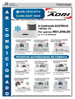 12 Correio do Sul
Quarta-feira,
20 de abril de 2016 Publicidade
 