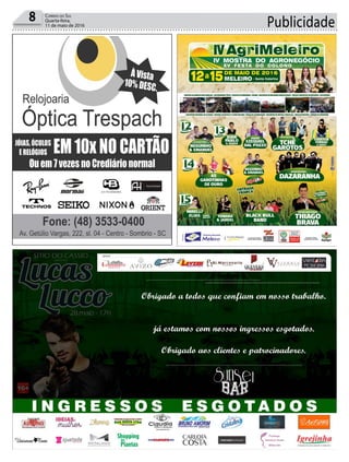 Publicidade8 Correio do Sul
Quarta-feira,
11 de maio de 2016
 
