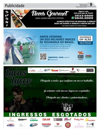 Publicidade 9Correio do Sul
Quarta-feira,
18 de maio de 2016
 
