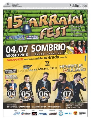 Publicidade6 Correio do Sul
Terça-feira,
5 de julho de 2016
 