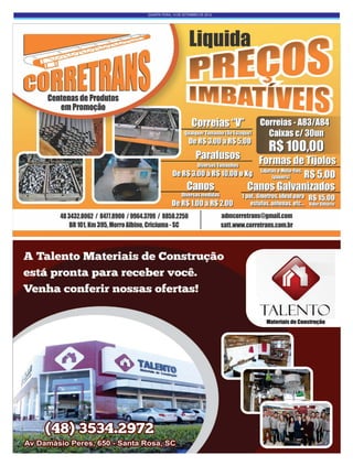 QUARTA-FEIRA, 14 DE SETEMBRO DE 2016
 