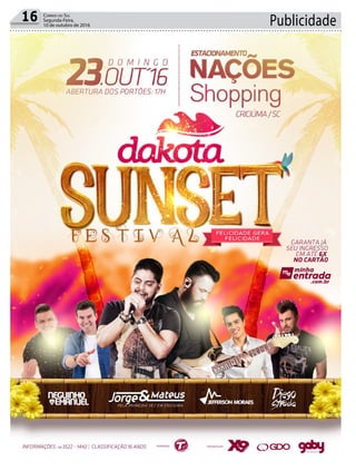 Publicidade16 Correio do Sul
Segunda-Feira,
10 de outubro de 2016
 