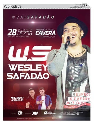 Publicidade 17Correio do Sul
Segunda-Feira,
10 de outubro de 2016
 