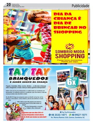 Publicidade20 Correio do Sul
Segunda-Feira,
10 de outubro de 2016
 
