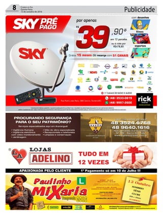 Publicidade8 Correio do Sul
Quinta-Feira,
13 de outubro de 2016
 