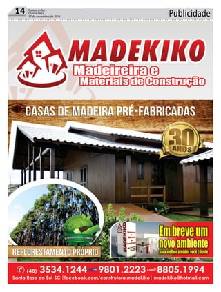 Publicidade14 Correio do Sul
Quinta-Feira,
17 de novembro de 2016
 