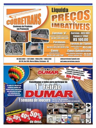 QUARTA-FEIRA, 30 DE NOVEMBRO DE 2016
 