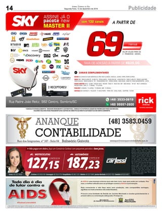 14 PublicidadeJornal Correio do Sul
Segunda-Feira, 12 de dezembro de 2016
 