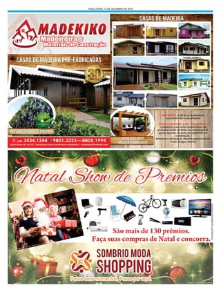 TERÇA-FEIRA, 13 DE DEZEMBRO DE 2016
 