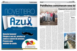 Entretenimento Novelas-Horóscopo-Diversão
Novelas
Sol Nascente -18h
Haja Coração -19h
A Lei do Amor -21h
A
lice tenta acalmar Carol e César finge preocupação.
Ana Clara pede para Tanaka conversar com Alice para
nãomagoarCarol.Geppinadecidedividiracasa.César
pede para Patrick avisar a Alice do desequilíbrio emocional
de Carol. César ouve Alice falar com Mario para não arrumar
confusão quando for à Arraial Pescados. Milena vai para
casa, mas ignoraVittorio. César provoca Mario, que o agride
e deixa Alice furiosa.
N
ão perca as emoções finais de‘Haja Coração’.
Rapidinhas
Correio do Sul Quinta-feira, 3 de novembro de 2016
Áries 21/03a20/04
21/04a20/05
21/05a20/06
21/06a20/07
21/07a20/08
21/08a20/09
21/09a20/10
21/10a20/11
21/11a20/12
21/12a20/01
21/01a20/02
21/02a20/03
Mostrará que você realmente é uma pessoa de fibra, forte.
Deixarclaroascoisasquevocêpensafacilitaráacomunicação.
Marte será um aliado importante para você seguir em frente
com maior facilidade.
Leão
Sagitário
Suaformadepensarestarámaisaguçadaparaaspectosde
relacionamento.Anãocompreensãodealgumaspessoas
podemlhedeixarumpoucochateado.Odiaserádividido
cominfluênciadeJúpiterePlutão.
Gêmeos
Alguns compromissos devem ser reavaliados, pode vir a
perder se não avaliar bem. A mudança será um aspecto
interessante em conjunto com a forma como Marte vem
agindo.Evitandoconfusõeschegaráaoobjetivo.
Libra
Seráumdiademuitatransparênciasemmuitasuperficiali-
dade.Saturnoéumagrandechancedeserofatorresultante
destasituação.Podeporvezessetornarumpoucomanipu-
ladordevidoaoplanetaMarte.
Aquário
Touro
SeumaterialismoseráevidenciadodevidoaPlutãoeJúpiter.
Váemfrenteenãodesistadaquiloquevocêquer.Nãodeixe
de valorizar também diretamente as pessoas.
Virgem
Apresentará um quadro de opiniões mais crítico e
combativo. Lua irá transparecer esse seu lado por vezes
poucoexplorado.Emborapareçanegativo,emalgumas
situações será positivo para resolver problemas.
Capricórnio
O instinto prático e competitivo estarão bem aflorados.
Oelementoterraseráumdosfatoresparaestacondição.
Vocêconseguiráconvenceralgumaspessoasquejáesta-
vamdesacreditas,principalmentedecâncer.
Câncer
Suaintuiçãofarácomquevocêpossavirateralgumasideias
precipitadas.Saturnolhedeixarásensíveldemais,talveznão
suporte algumas situações. Ficará dependente de algumas
ideias antigas.
Escorpião
Externaráumpensamentomaisconservadoroquepode
afastaralgumaspessoas.Aáguapoderámudaressequadro
um pouco apesar de gerar menos influência que Vênus.
Porémnãodesistaesejamaisintenso.
Peixes
Não terá muitas dificuldades em desenvolver ideias no
ambiente social. Alguns podem até se surpreender com sua
capacidade de expor pensamento. A Lua intervir trazendo
um pouco mais de romantismo.
Mostrará o seu grande valor de forma carismática e ele-
gante.Netunoestaráfortalecidoperantesuaconstelação.
Decisõesnãoserãoumproblemaemalgunsaspectos.Só
nãofiquecegodiantededeterminadassituações.
Algumas variações ocorrerão durante o dia intercalando
bonsmomentoscomregulares.Nãoseráumdiaruim,mas
tende a ser um pouco ameno. Mercúrio será responsável
porumpoucodemelancoliaduranteoseudia.
Marina Ruy Barbosa celebrou o posto
de mulher mais sexy do ano A premiação,
tradicional da revista VIP, colocou a atriz em
primeiro lugar em uma seleção que reúne
as 100 mulheres mais deslumbrantes do
planeta.
Para comemorar, Marina fez um breve
textoemsuacontapessoalnoInstagram,na
tarde desta quarta-feira, 2.“Muito lisonjeada
de ser a mulher do ano da @revistavip! As
fotos e a matéria ficaram lindas, do jeitinho
que eu queria e imaginei! Eu espero que
vocês gostem. Ps: Acho que nos mulheres
podemosseroqueagentequiser,ahoraque
agentequiser!Semrótulos,semlimites.Nós
podemos!”, escreveu a atriz.
Filha de peixe, peixinho é! E, no caso de
Sofia, filha de Grazi Massafera e Cauã Rey-
mond,oestímuloparaserartistaéemdobro.
Em conversa com o EGO, a mãe da pequena
de 4 anos que está no ar em“A Lei do Amor”
como a espalhafatosa Luciane, contou que
vê na filha uma grande vocação para seguir
a carreira de atriz. Grazi disse que se enxerga
na filha quando era pequena.
H
elô viaja com Pedro. Ana Luiza ouve Vitória dizer que foi
obrigadaporCiroadeporcontraPedro.Antôniopedeque
Tiago termine seu noivado. Edu conta a Letícia que Tião
possui um apartamento para encontros amorosos. Magnólia
pede um empréstimo a Tião. Ana Luiza divulga o vídeo com o
depoimento de Isabela no blog de Elio.
 