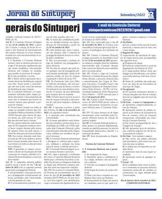 geraisdoSintuperj
3
Página
Setembro/2022
Jornal do Sintuperj
Sindicato dos Trabalhadores em Universidades Públicas Estadua...