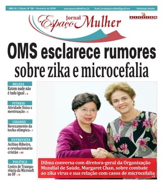 Jornal Espaço Mulher - Fevereiro 2016