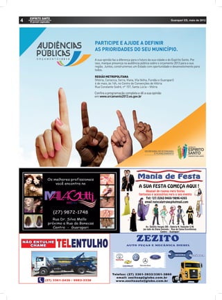 4   Guarapari ES, maio de 2012
 