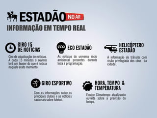 INFORMAÇÃO EM TEMPO REAL

 