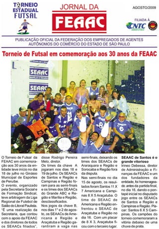 Jornal feaac   futsal 082009