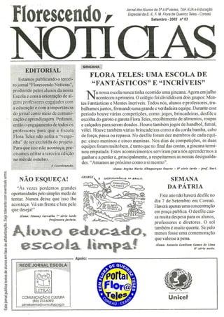 Jornal florescendo notícias 03